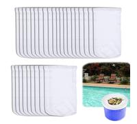 30 Pièces Chaussette Skimmer De Surface Piscine, Chaussette Skimmer Piscine, Chaussettes Filtre Panier, pour Filet Pool Surface, Floculant Piscine Chaussette