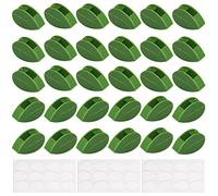 30 Pièces Clip Plante Grimpante Mur, Clips de Fixation Vigne Clips Plantes Auto-adhésifs en Forme de Feuille avec Point de Colle pour Support des Plantes de Jardinage