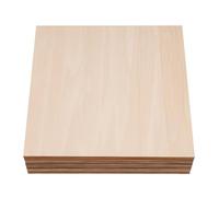 30 Pièces Contreplaqué 3mm, Feuilles de bois de tilleul 40 x 40cm, Panneau Feuille Découpe Laser, Planche Bois pour Pyrogravure, Gravure, projet de bricolage, Maquette, les arts et l'Artisanat