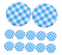 30 Pièces Couvercles de Bocaux à Confiture 63mm en Fer, Vissage