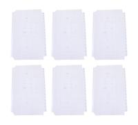 30 Pièces Couverture de Livre Scolaire Transparente en Plastique