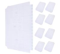 30 Pièces Couverture de Livre Scolaire Transparente Réglable