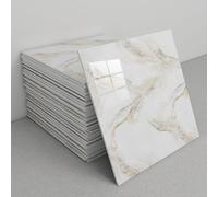 30 Pièces Credence Adhesive pour Cuisine Marbre 30x30cm,Carrelage Adhesif Mural Salle de Bain Decoratif, Carreaux Adhesif Cuisine, Panneaux Muraux Mural Faience Autocollant Pour Cuisine,Salle