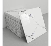 30 Pièces Credence Adhesive pour Cuisine Marbre 30x30cm,Carrelage Adhesif Mural Salle de Bain Decoratif, Carreaux Adhesif Cuisine, Panneaux Muraux Mural Faience Autocollant Pour Cuisine,Salle