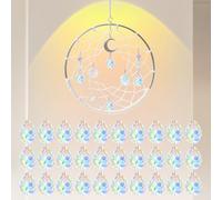30 Pièces Cristaux à Suspendre Transparent Attrape Soleil pour Pendentifs De Lustre Jardin Mariage Décoration De Fenêtre 38 mm