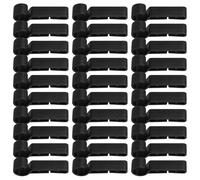 30 Pièces Crochet de Sécurité, Plastique Noir, Anti-Glissement | Gestion de Sangle, Visibilité sans Utilisation des Mains, pour Électriciens et Bricoleurs, Ateliers, Travail Nocturne