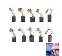 30 Pièces de Balais de Charbon Universels pour Moteurs Électriques, Charbon Moteur Electrique - 10 Tailles (7x17x19mm, 5x11x18mm, 6,5x7,5x13mm, 6,5x13,5x18mm, etc.) - pour Perceuses, Meuleuses et Plus