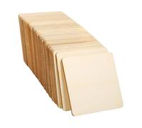 30 Pièces de Bois Vierges pour Bricolage, Peinture et Écriture | Surface Lisse en Bois, Base Solide pour Ateliers D’art, Décorations Maison et Usage Créatif