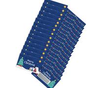 30 Pièces De Bons Cadeaux Noël Billets Cartes Prix À Gratter Faites La Main Pour Les Événements Vacances D'anniversaire Et Les Fêtes D'entreprise Cartes Gratter Noël Recyclables