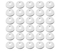 30 pièces de couverture de tuyau de chauffage, rosace individuelle pour tuyau de chauffage, gaine de câble blanche, diamètre 20 mm, design flexible