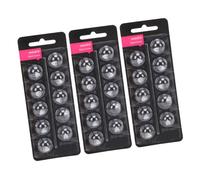 30 pièces de dômes en silicone pour aide auditive, compatibles avec MiniFit Double Vent 6mm