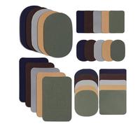 Patchs De Réparation Thermocollants 30 Pièces En 5 Couleurs Différentes