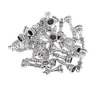 30 Pièces de Pièces D'échecs Conçoit Des Pendentifs de Charme pour Un Décor Suspendu de Bijoux