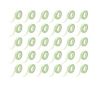30 pièces de ruban d'extension de cils vert, ruban d'isolation de cils de greffage, ruban de cils en grille avec conception d'aération montante, viscosité modérée pour un retrait