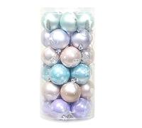 30 Pièces Décoration Boule De Noël Collection Boule De Noel Noël Incassable Boules De Noël Licorne Sapin De Noel Incassable Boules De Sapin De Noël Se Réconcilier Plastique Nacré