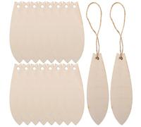 30 Pièces Découpes de Planche de Surf, Lot Décoratif D'été | Bois Contreplaqué Brut, Trou Prépercé Corde Chanvre, Surface Lisse sans Écharde, pour Ateliers et Garçon Fille