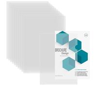 30 Pièces Dossiers en Plastique Transparent A4,Pochette Plastique A4 Transparente,Pochettes Transparentes,Pochette Coin Transparente,Ouvert en Haut et Sur Les Côtés,pour Ranger et Classer Papiers