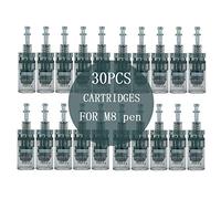 30 pièces Dr.Pen M8 Cartouches Aiguille Baïonnette Jetable Dermapen Microneedling Pièces de Rechange,16pin