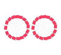 30 Pièces Drapeaux de Signalisation Rouges en PVC et Acier | Marquage D'irrigation et Pelouse, Insertion Facile au Sol, pour Nouvelles Plantes et Zones Sensibles
