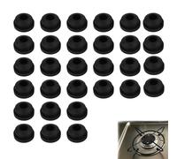 30 Pièces Embouts en Caoutchouc, Passages en Caoutchouc Pieds Antirouille Accessoires De Table De Cuisson avec Barres De 5 Mm Camping Car Pieds pour Réchauds De Camping-Car Dometic, Smev Et Thetford