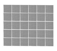 30 Pièces En Plastique Pot De Fleur Trou Maille Pad Bonsaï Fond Grille Tapis, 2x2 Pouces