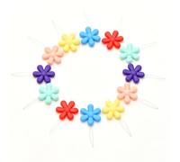 30 Pièces Enfile Aiguille en forme de fleur, Enfile-Aiguilles en Plastique DIY, Enfile-Aiguilles pour Couture, Fil Enfile-Aiguille à Coudre, pour l'artisanat et Le Bricolage(6 Couleurs)