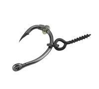 30 Pièces/Ensemble de Pêche à la Carpe Ronnie Rig Crochet Bouchons D'appât Vis D'appât Ensemble de Vis de Matériel Terminal Matériel de qualité pour Une Connexion Facile des Appâts