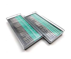 30 pièces/ensemble tête de forage pour fraises à pointe diamantée pour accessoires Dremel pointe d'aiguille de meulage en alliage boule cylindrique 2.35mm 3.0mm tiges, 3mm