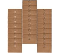30 Pièces Enveloppes Kraft Vintage à Lien Enroulé pour