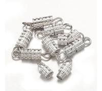 30 pièces Fermoirs à vis en laiton, embouts de fermeture pour bijoux, pour la fabrication de bracelets et colliers.