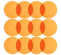 30 Pièces Film Diffuseur de Couleur Orange, Gélatines Adhésives | Haute Transmission Lumineuse, Adoucit les LED Dures, pour Vidéastes et Photographes, Usage la Cuisine
