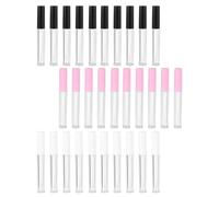 30 Pièces Flacon de Gloss à Lèvres Rond 2, 5ml, Mini, en Abs