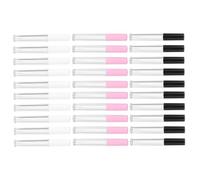 30 Pièces Flacons de Rouge à Lèvres 2,5ml Ronds Rechargeables | Corps et Couvercle Abs, Format Mini Compact, Anti-fuite, Léger et Portable, pour Huile ou Teinture