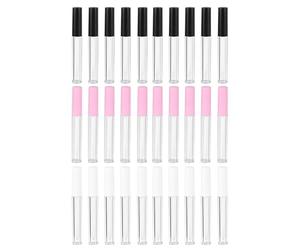 30 Pièces Flacons de Rouge à Lèvres 2,5ml, Transparents | ABS et Corps As, Couvercle, Format Compact pour Sérums Cosmétiques et Huile à Lèvres