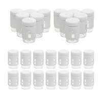 30 Pièces Flacons en Verre 5ml avec Bouchons et Couvercles