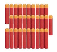 30 Pièces Fléchettes Nerf Grand 9.5cm,Mousse Recharge de Fléchettes Rouge,Darts en Mousse Munitions pour Pistolets Nerf Blaster Pistolet Jouet Enfants,Accessoires Convient N-Strike Elite Mega Série