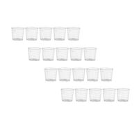 30 Pièces Gobelet Doseur 20ml pour Reptiles Échelle en Plastique | Rotation de Gobelet de Rechange, Contrôle des Portions au Quotidien, pour Tortues et Proies D'insectes