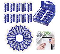 30 Pièces Gomme Blanche, 2B Gomme Crayon pour Dessin Croquis Ecriture, Gommes à Effacer pour Papeterie Scolaire de Bureau Université et Papeterie