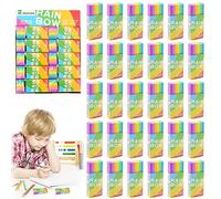 30 Pièces Gommes, 2B Gomme Crayon pour Dessin Croquis Ecriture, Gomme Blanche, Gommes à Effacer pour Papeterie Scolaire de Bureau Université et Papeterie