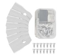 30 Pièces Lame De Coupe Tondeuse À Gazon Pièce De Coupe-bordure De Remplacement, Compatible for Husqvarna, Compatible for Gardena, Compatible for Yardforce, Tondeuse À Gazon Robotique(Style B)