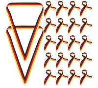30 Pièces Lanière pour Médaille Sportive à Clip, Polyester Léger | Attache Sécurisée, Ajustement, Couleurs Vives Haute Visibilité, pour Conférences et Concours Académiques