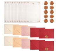 30 Pièces L'ensemble de Papeterie Vintage Papier, 10 Enveloppes