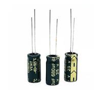 30 pièces/lot 25V 680UF 8 * 16 condensateur électrolytique en aluminium haute fréquence basse impédance haute fréquence basse impédance 680uf 25v 20%
