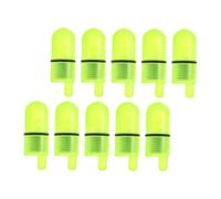 30 Pièces Lumières LED de Pêche Alarme Canne à Vert Plastique | Écho Dot With Clock, Morsures de Canne à Pêche, Lampe Cloche de Pêche