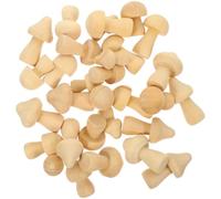 30 Pièces Maquettes de Champignons Inachevées en Bois | Surface Lisse pour Peinture Facile, Décor Créatif Soi-même, Lot Ludique pour Jouer et Apprendre