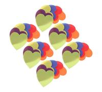 30 Pièces Marqueurs de Tapis Cœur Colorés Repositionnables | Nylon, Pose et Retrait Faciles, pour Activités Préscolaires, Soutien Motricité Fine, Usage Enseignant