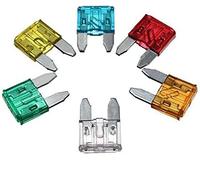 30 pièces Mini Kit de fusibles de voiture 5A 10A 15A 20A 25A 30A fusibles à lame assortis ensemble automatique en alliage de Zinc et matériel for accessoires de camion Câblage de protection