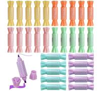 30 Pièces Mini Stylos Surligneurs, Mini Surligneurs en Forme de Bonbons, Surligneurs pour fête de Bonbons, Enfants Bonbon Surligneurs pour Carte D'anniversaire Vœux Affiche Peinture