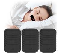30 Pieces Mouth Tape for Sleeping, Anti Snoring Strips to Stop Snoring, Nighttime Breathing Aid for Better Sleep, Comfortable & Hypoallergenic mouth tape(noir)