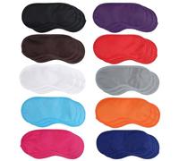30 Pièces Multicolor Bandeau Yeux Sommeil, Masque de Sommeil Sangle Réglable, Bandeau Yeux lot, Cache Yeux pour Dormir, Masque Nuit Sommeil de 10 Couleurs, pour Avion, Train, Voyage, Siestes, le Repo